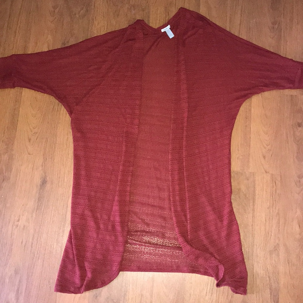 Charlotte Russe cardigan burnt orange